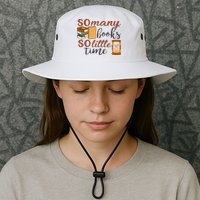Reading Books So Many Books So Little Time Gift Cute Reading Bucket Hat