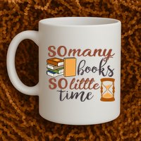 Reading Books So Many Books So Little Time Gift Cute Reading Mug