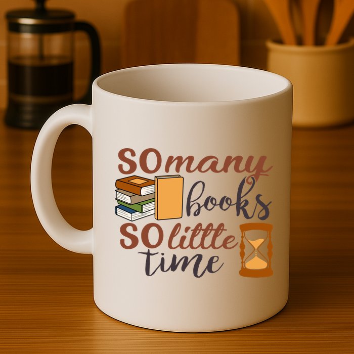 Reading Books So Many Books So Little Time Gift Cute Reading Mug
