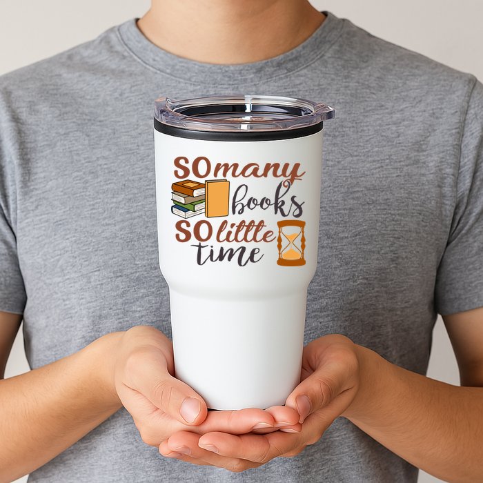 Reading Books So Many Books So Little Time Gift Cute Reading Tumbler