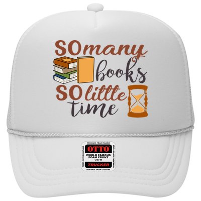 Reading Books So Many Books So Little Time Gift Cute Reading Trucker Hat