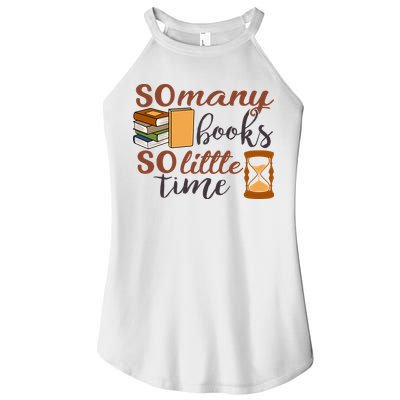 Reading Books So Many Books So Little Time Gift Cute Reading Women's Perfect Tri Rocker Tank