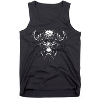 Retro Buffalo Silhouette Bison Wild Animal Tank Top