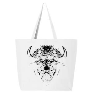 Retro Buffalo Silhouette Bison Wild Animal 25L Jumbo Tote