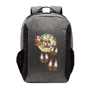 Reindeer Boxer Santa Christmas Cute Animal Pet Dog Xmas Gift Cute Gift Vector Backpack