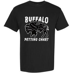 Retro Buffalo Silhouette Bison Wild Animal Garment-Dyed Heavyweight T-Shirt