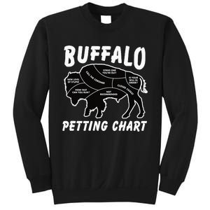 Retro Buffalo Silhouette Bison Wild Animal Sweatshirt