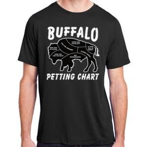 Retro Buffalo Silhouette Bison Wild Animal Adult ChromaSoft Performance T-Shirt