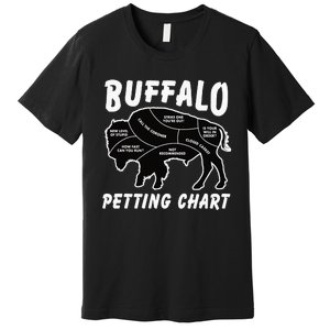 Retro Buffalo Silhouette Bison Wild Animal Premium T-Shirt