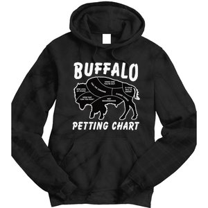 Retro Buffalo Silhouette Bison Wild Animal Tie Dye Hoodie