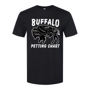 Retro Buffalo Silhouette Bison Wild Animal Softstyle CVC T-Shirt