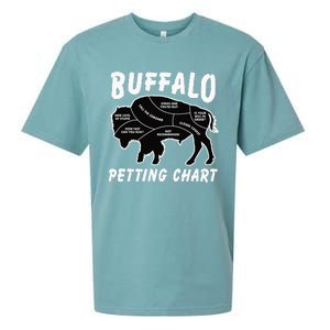 Retro Buffalo Silhouette Bison Wild Animal Sueded Cloud Jersey T-Shirt