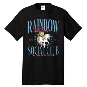 Rainbow Brite Social Club Since 1984 Everyone Welcome Tall T-Shirt