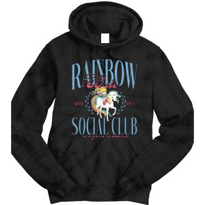 Rainbow Brite Social Club Since 1984 Everyone Welcome Tie Dye Hoodie