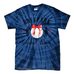 Retro Ballpark Social Club Est 1846 Baseball Tie-Dye T-Shirt