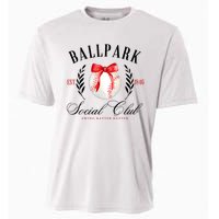 Retro Ballpark Social Club Est 1846 Baseball Cooling Performance Crew T-Shirt