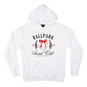 Retro Ballpark Social Club Est 1846 Baseball Hoodie