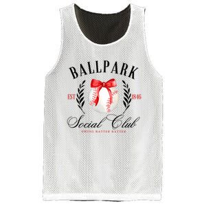 Retro Ballpark Social Club Est 1846 Baseball Mesh Reversible Basketball Jersey Tank