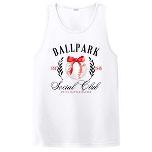 Retro Ballpark Social Club Est 1846 Baseball PosiCharge Competitor Tank