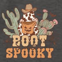 Retro Boot Scootin Spooky Western Halloween Retro Fall Halloween Gift Vector Backpack