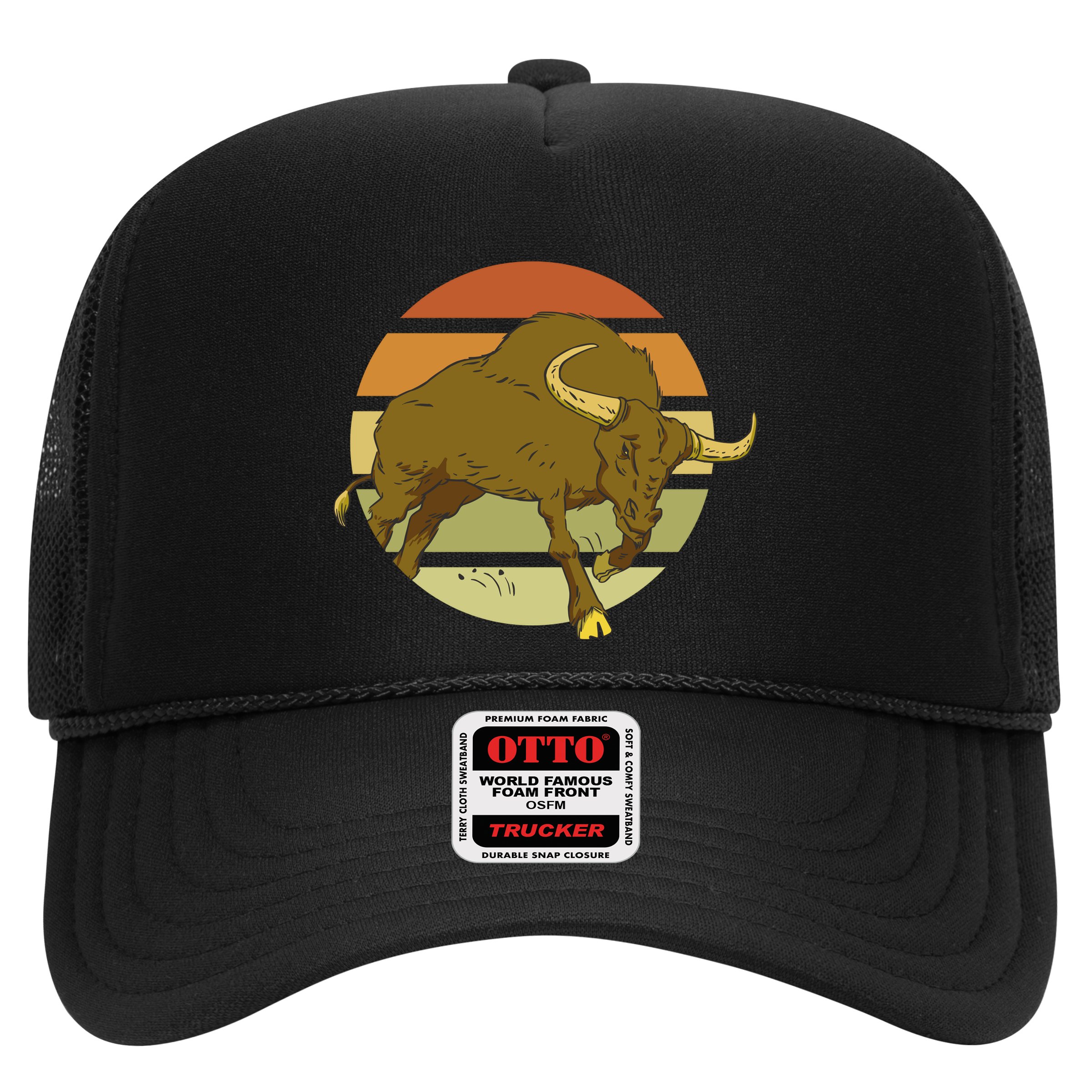 Retro Bull Sunset Hat
