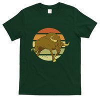 Retro Bull Sunset T-Shirt