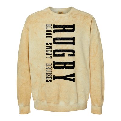 Rugby Blood Sweat Bruises Colorblast Crewneck Sweatshirt