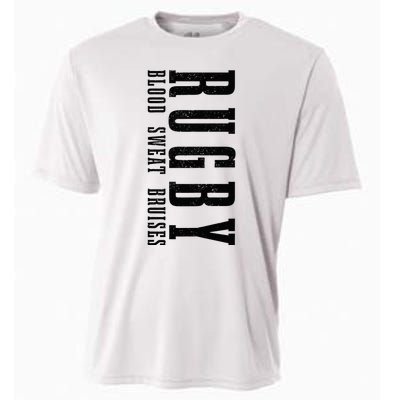 Rugby Blood Sweat Bruises Cooling Performance Crew T-Shirt