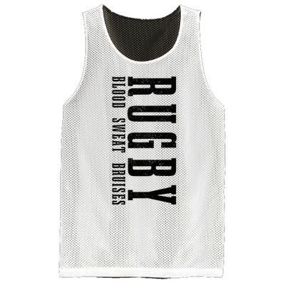 Rugby Blood Sweat Bruises Mesh Reversible Basketball Jersey Tank