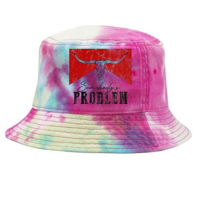 Rustic Bull Skull Country Lifestyle Unique Design Tie-Dyed Bucket Hat