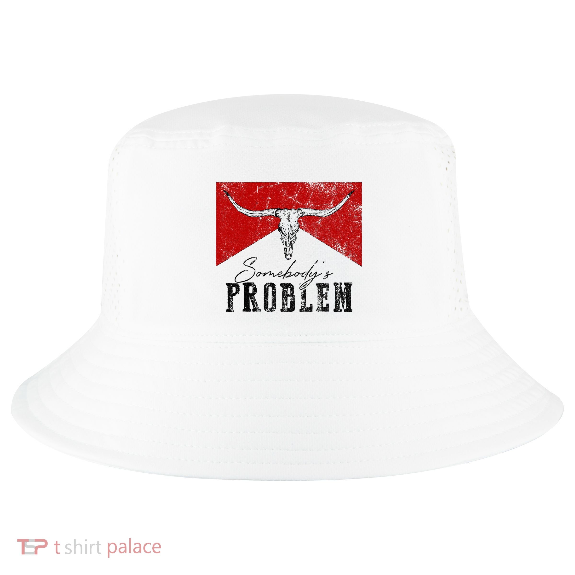Rustic Bull Skull Country Lifestyle Unique Design Cool Comfort Performance Bucket Hat