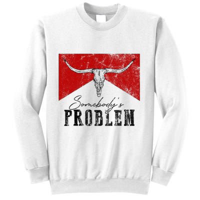 Rustic Bull Skull Country Lifestyle Unique Design Sweatshirt