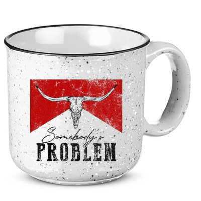 Rustic Bull Skull Country Lifestyle Unique Design 15oz Campfire Ceramic Mug