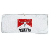 Rustic Bull Skull Country Lifestyle Unique Design Large Microfiber Waffle Golf Towel