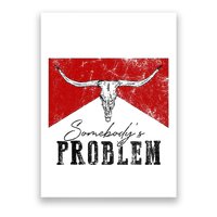 Rustic Bull Skull Country Lifestyle Unique Design Poster
