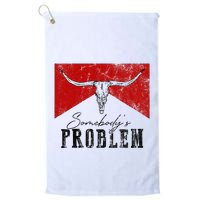 Rustic Bull Skull Country Lifestyle Unique Design Golf Towel
