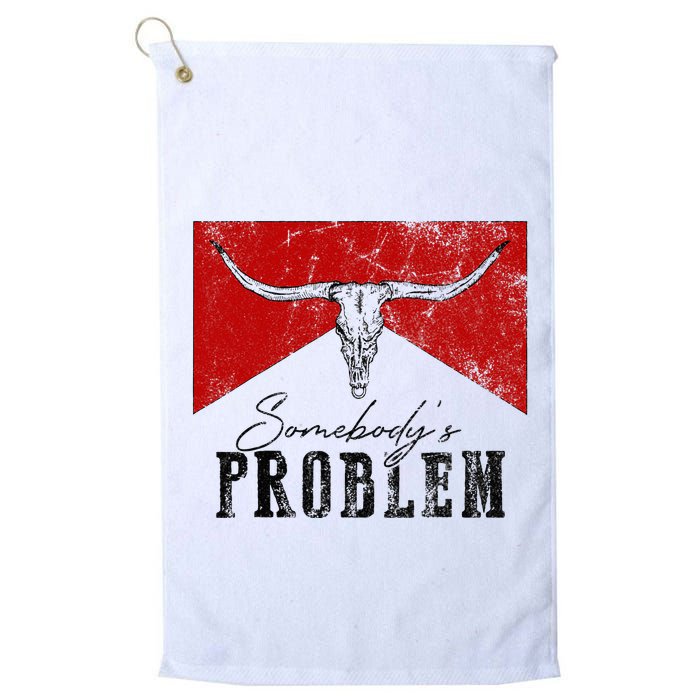 Rustic Bull Skull Country Lifestyle Unique Design Golf Towel