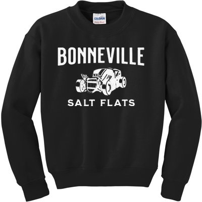 Retro Bonneville Salt Flats Utah International Speedway Kids Sweatshirt