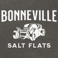 Retro Bonneville Salt Flats Utah International Speedway Cotton Canvas Backpack