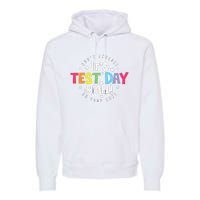 Retro Boho Style Its Test Day Yall Funny Teacher Testing Day Premium Hoodie