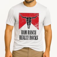 Retro Bull Skull Western Life Country Ram Ranch Really Rocks Cooling Performance Crew T-Shirt