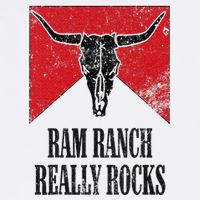 Retro Bull Skull Western Life Country Ram Ranch Really Rocks Cooling Performance Crew T-Shirt