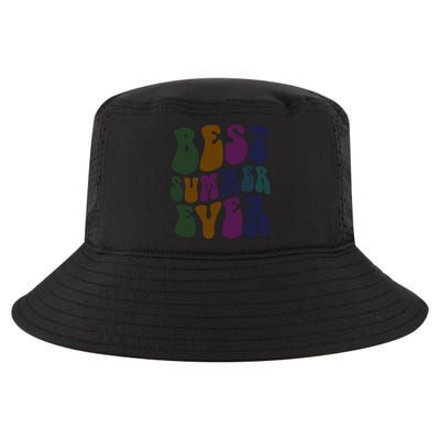Retro Best Summer Ever Camp Crew Camping Staff Grill Chef Gift Cool Comfort Performance Bucket Hat