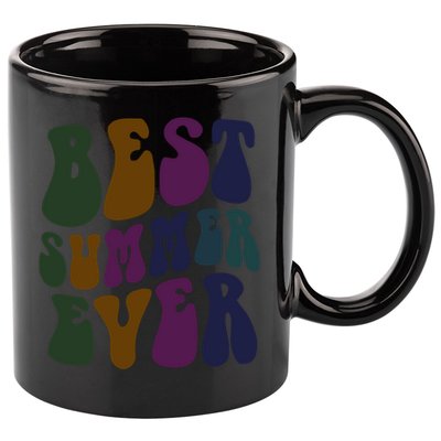 Retro Best Summer Ever Camp Crew Camping Staff Grill Chef Gift 11oz C Handle Ceramic Mug