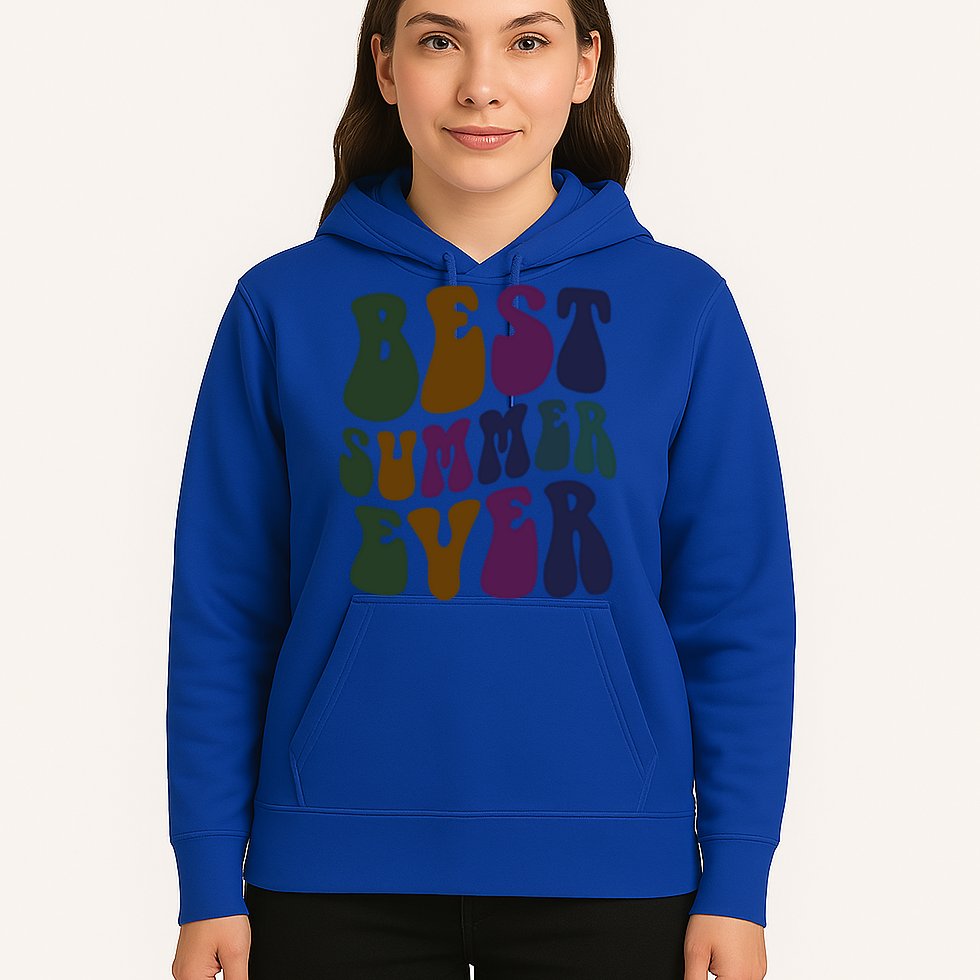 Retro Best Summer Ever Camp Crew Camping Staff Grill Chef Gift Hoodie