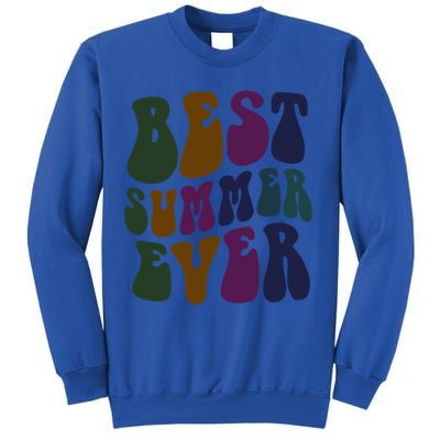 Retro Best Summer Ever Camp Crew Camping Staff Grill Chef Gift Sweatshirt