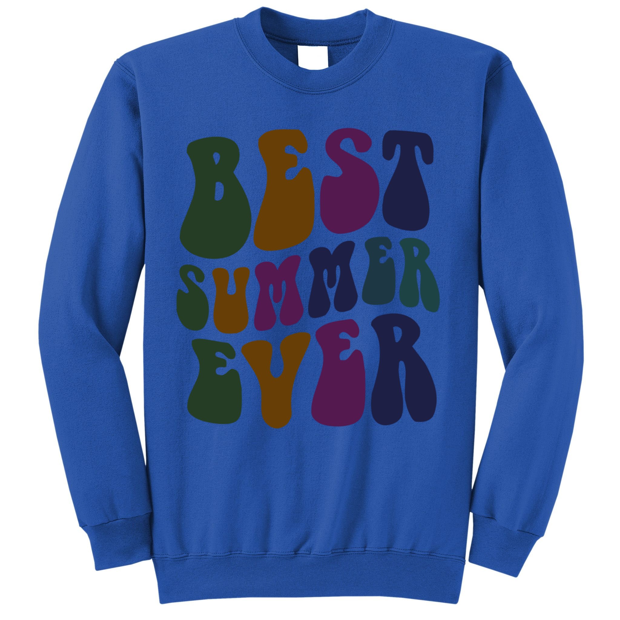 Retro Best Summer Ever Camp Crew Camping Staff Grill Chef Gift Sweatshirt