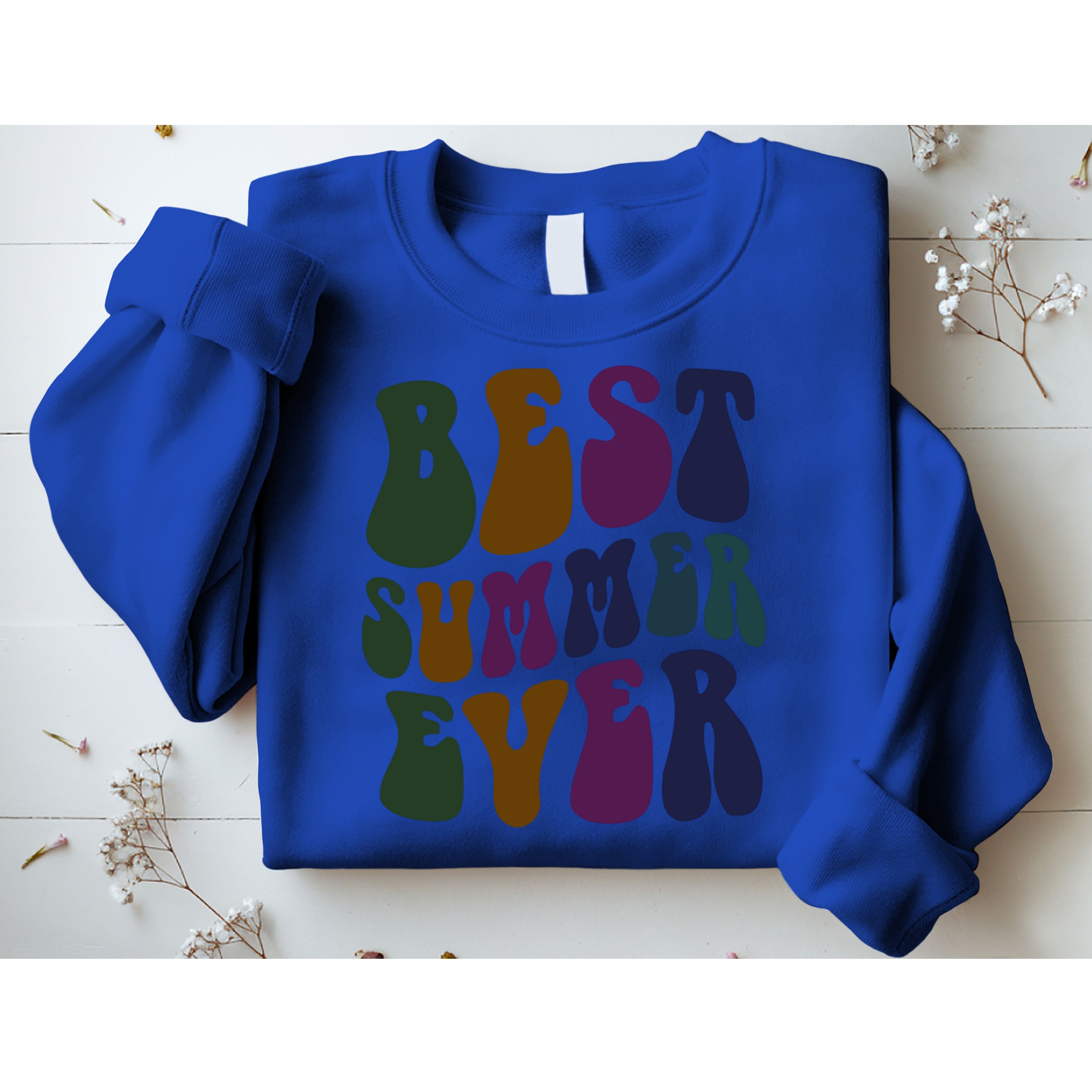 Retro Best Summer Ever Camp Crew Camping Staff Grill Chef Gift Sweatshirt