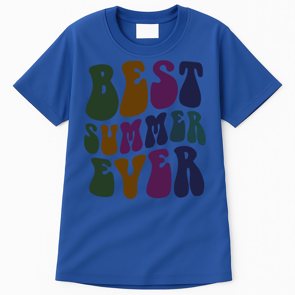Retro Best Summer Ever Camp Crew Camping Staff Grill Chef Gift Tall T-Shirt