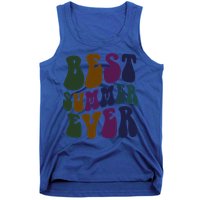 Retro Best Summer Ever Camp Crew Camping Staff Grill Chef Gift Tank Top